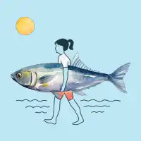 Surfer Girl T-Shirt - design