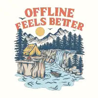 Offline Feels Better - design