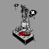 Dj cartoon - design