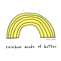 rainbow made of butter - design