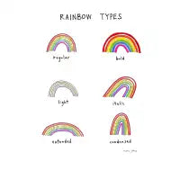 Rainbow Types - design
