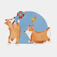 Happy Corgi - design