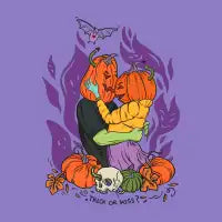Halloween Trick or Kiss - design