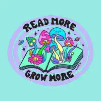 Read More Grow More - design