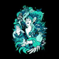 Surreal Is Me. The Mycelium Goddess - design