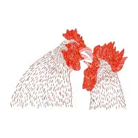 Gay Cockerels - design