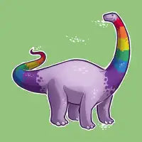 Brontosaurus Pride - design