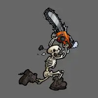 Chainsaw Skeleton - design