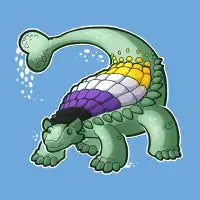 ENBYlosaurus - design