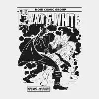 B&W comic - design