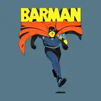 Barman hero - design
