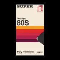 Super tape VHS nostalgia - design