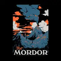Visit Mordor (Black Variant) - design