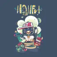 Maneki Tux: Multicolored - design