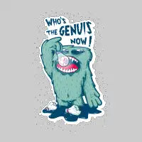 WHO'S THE GENUIS - design