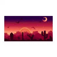 Desert Sunset - design