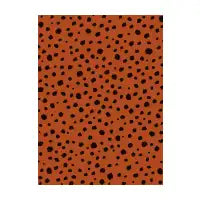 Animal Print Spots Burnt Orange - design