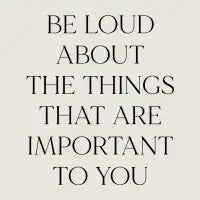 Be Loud - design