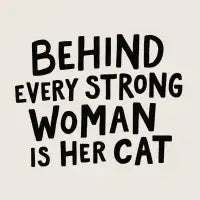 Behind Every Strong Woman Black - design