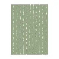 Dotted Lines White On Sage Shoes - design
