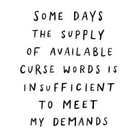 Curse Words - design