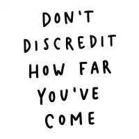 Don't Discredit - design