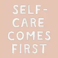 Self-Care Comes First Soft Pink - design