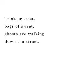 Trick Or Treat - design