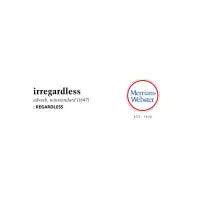 Irregardless Mug - design