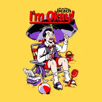 I'm Okay: Me on the Beach - design