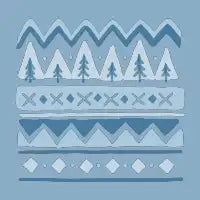 Cozy Winter Forest Pattern - design