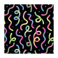 Rainbow Gummy Worms in Space - design