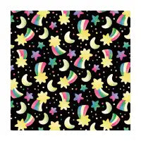 Rainbow Shooting Stars - design