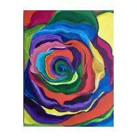 Rainbow Rose - design