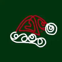 Swirl Santa Hat - design