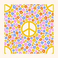 Peace Flower Pattern - design