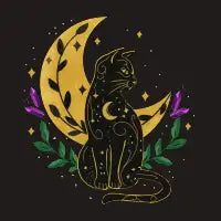 Celestial Cat Moon - design