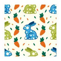Cute Easter Bunnies Polka dots - design