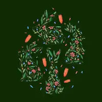 Hidden garden bunnies - design