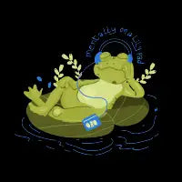 Mentally on a lily pad - design