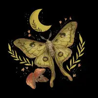 Moon Garden Luna Moth - design