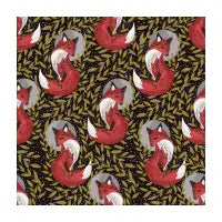 Red Fox Moonlight Pattern - design