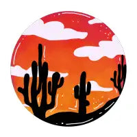 Sunset Cactus Desert - design