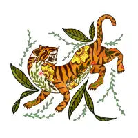 Tiger the Warrior - design