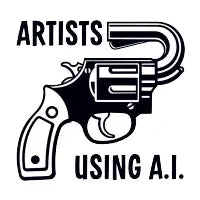 Artists Using A.I. (black) - design