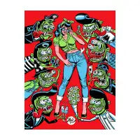 Hot Rod Gal! - design