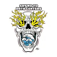 Say No To Data Centers - design