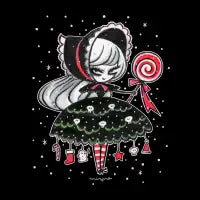 Gothic Christmas Girl - design