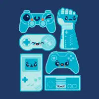 Cute as Buttons Kawaii Video Game Controllers - design