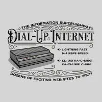 Vintage Dial Up Internet - design